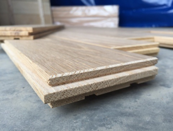 Roble Parquet KD 20 mm x 120 mm x