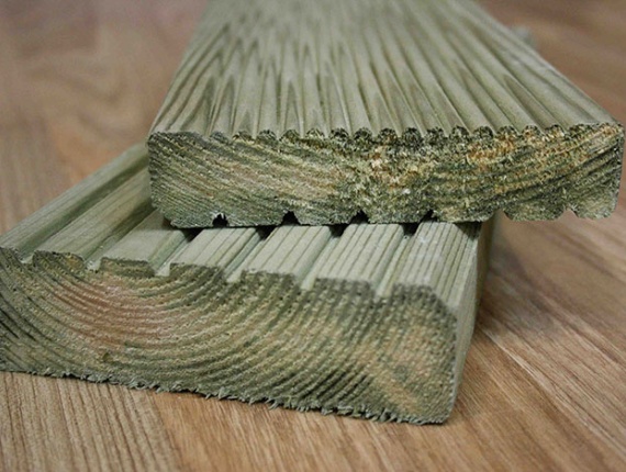 स्कॉट्स पाइन टेरेस बोर्ड  35 mm x 120 mm x