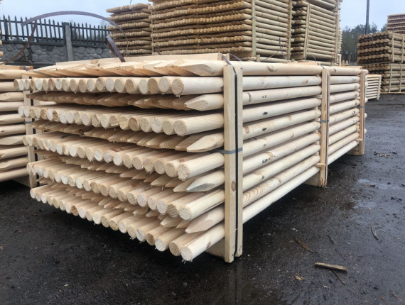Spruce-pinus (S-P) Poles 100 mm x 6 m