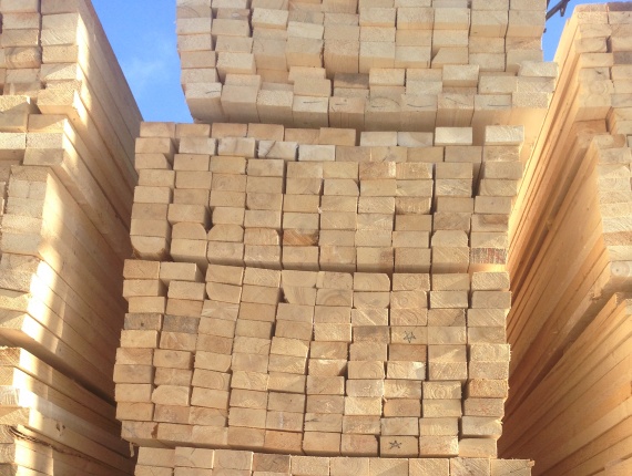 50 mm x 100 mm x     Sibirya ladini Kereste