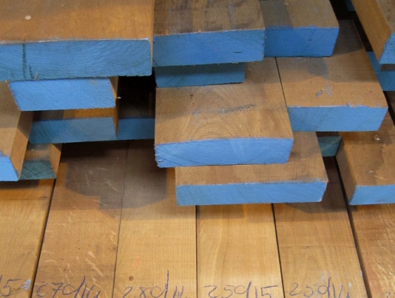 27 mm x 160 mm x Haya Madera aserrada